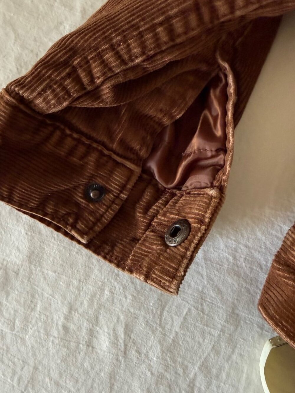 Gap Kids Sherpa Lined Corduroy Jacket Size Small - Picture 5 of 9